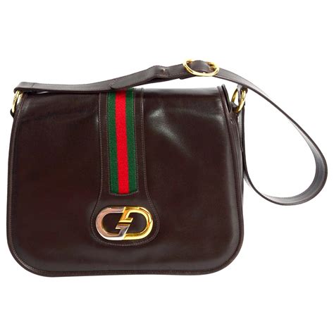 vintage gucci buckle handbag